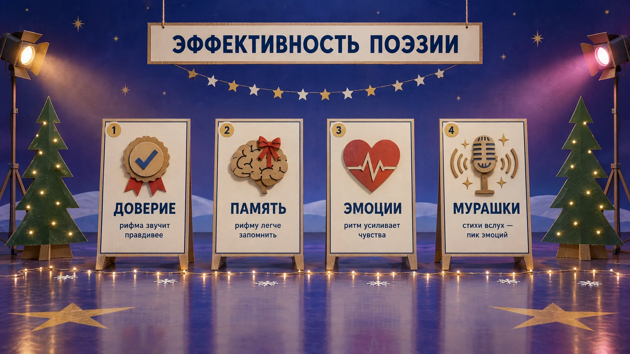 Эффективность поэзии: доверие, память, эмоции, мурашки